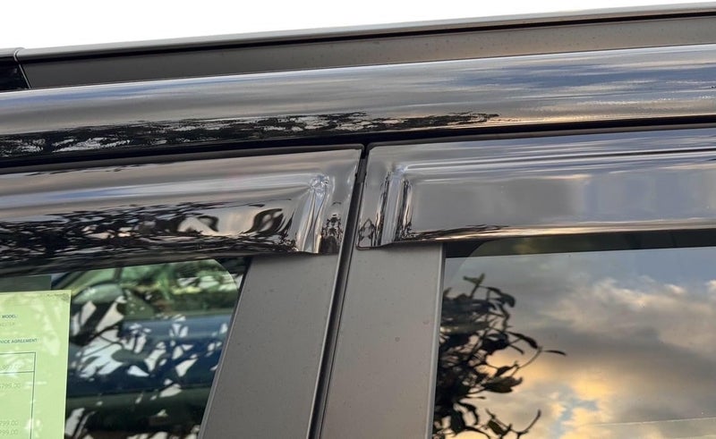 Optimal Co 2025 2026 Tape-On Rain Guards for Subaru Forester Side Window Visor Deflectors Premium Sport Limited Touring Hybrid Wilderness Tinted Vent Shade Protectors - Image 4